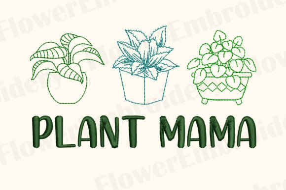 Plant Mama: A Seasonal Embroidery Design Review for Holiday Sellers